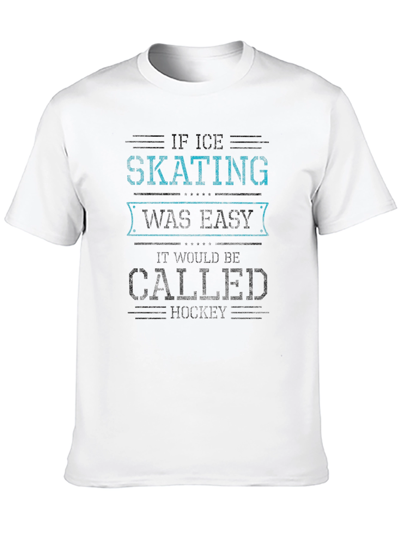 Ice Skating Hockey Graphic T-Shirt