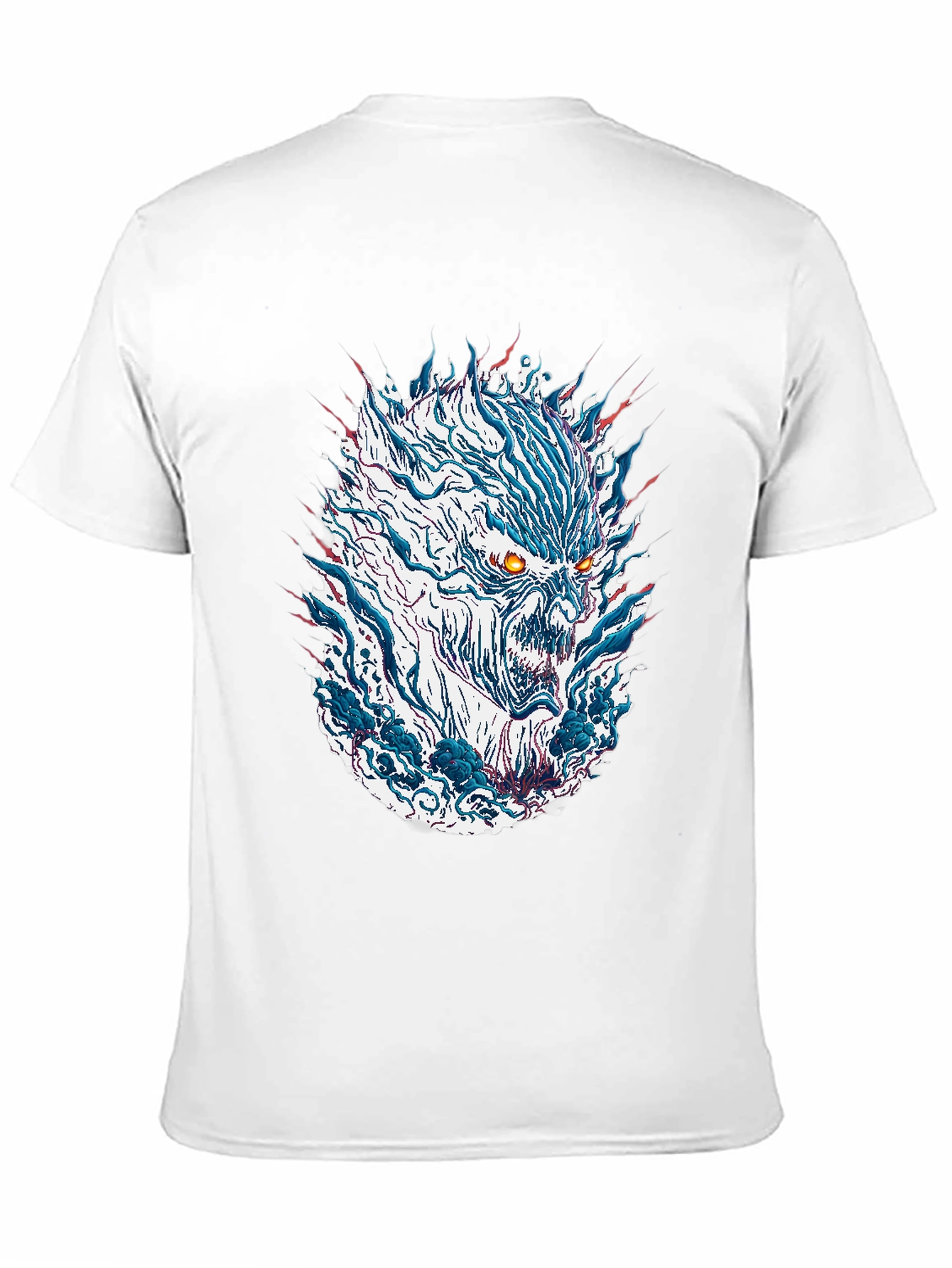Monster Graphic Print Mens Black T-Shirt