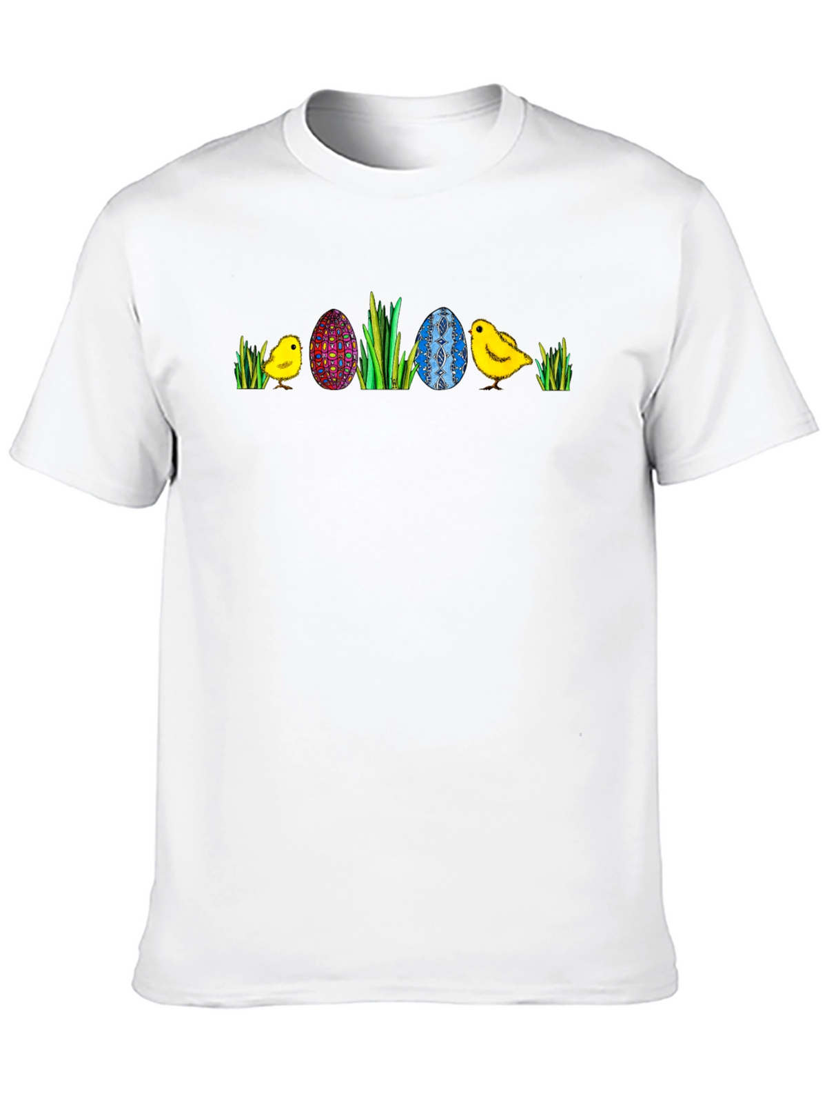 Easter Eggs & Chicks Graphic Tee