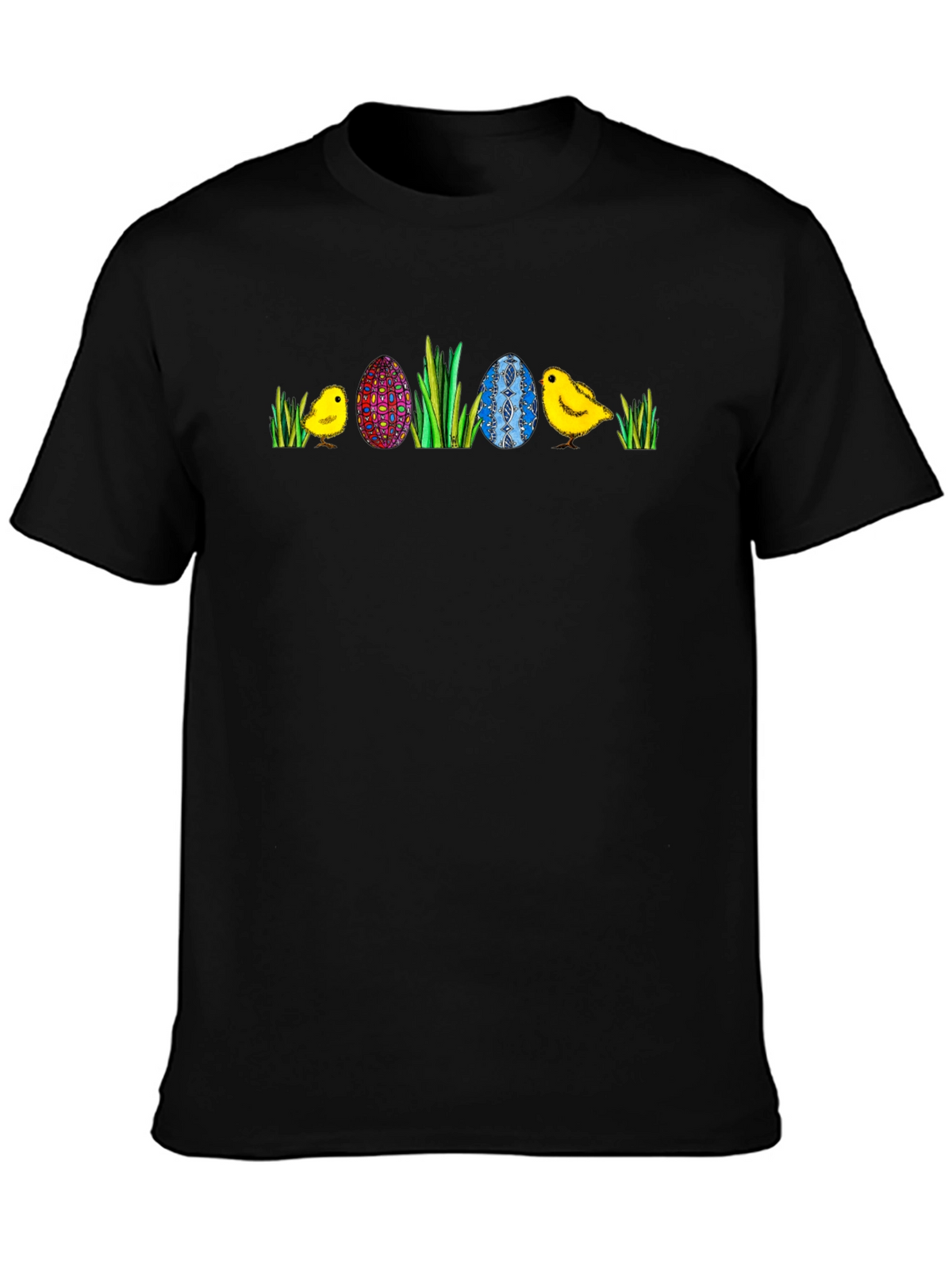 Easter Eggs & Chicks Graphic Tee
