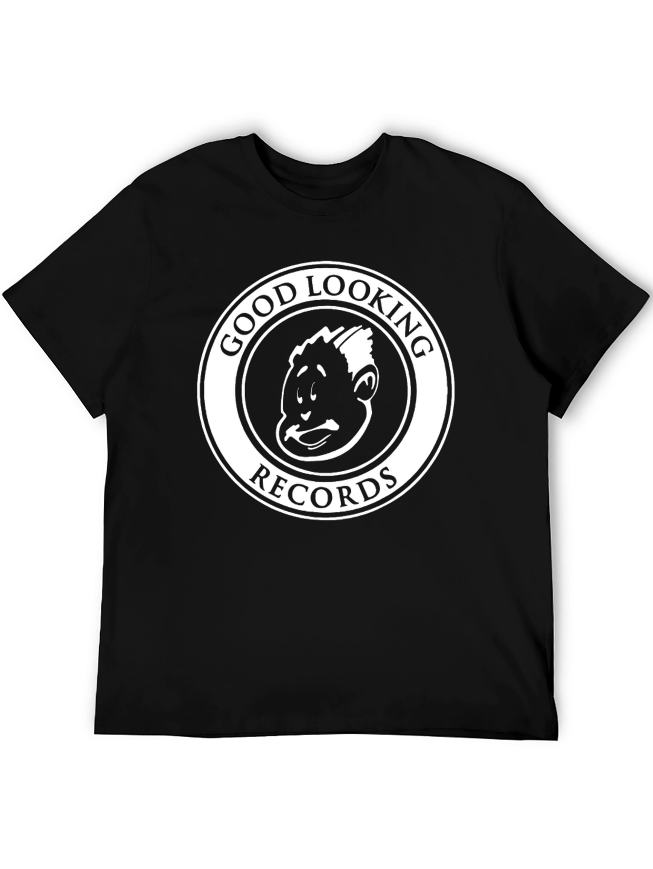 Good Looking Records Black T-Shirt