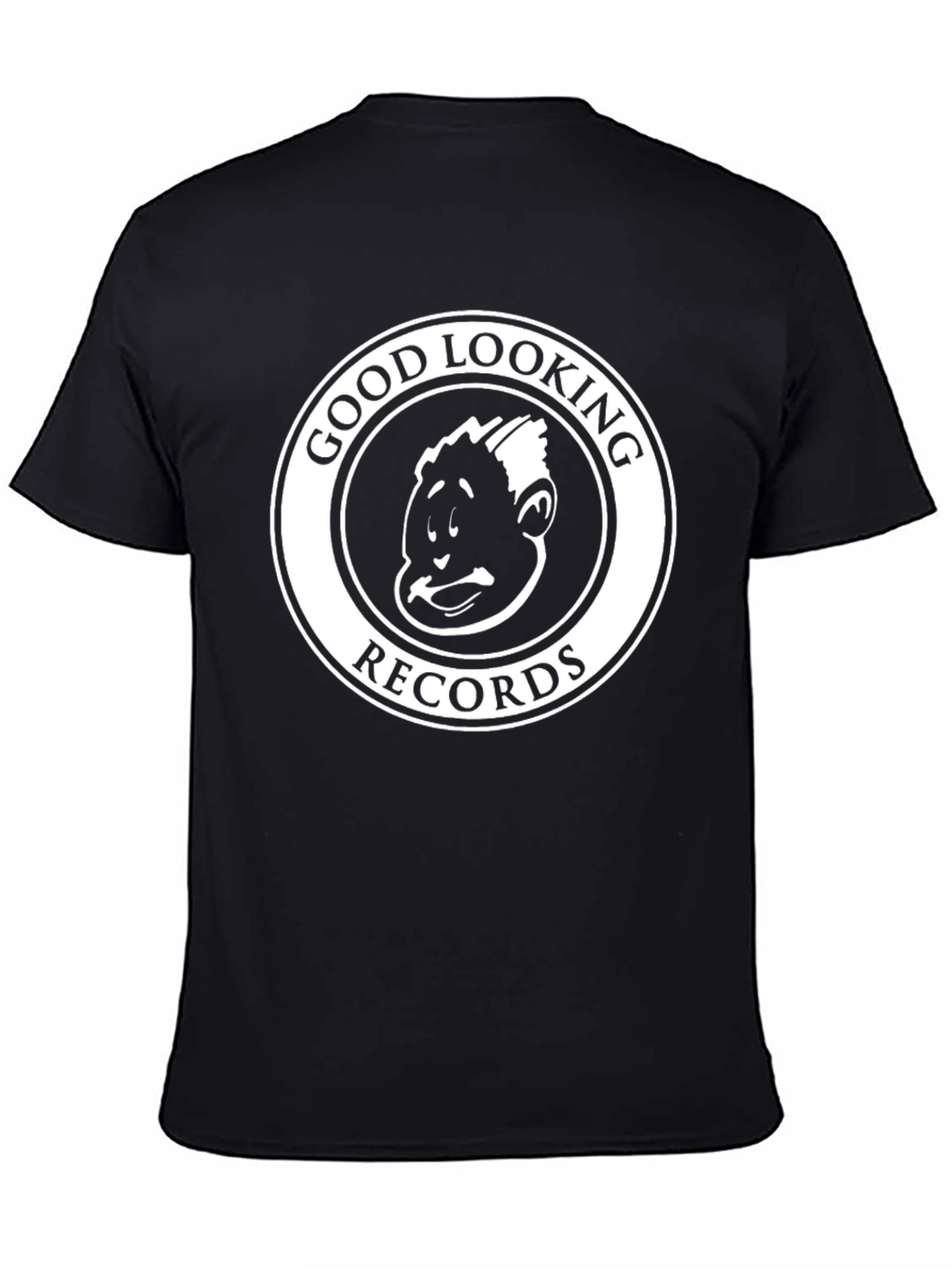 Good Looking Records Black T-Shirt