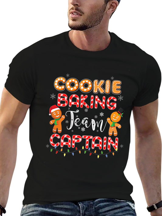 Cookie Baking Team Captain Christmas T-Shirt