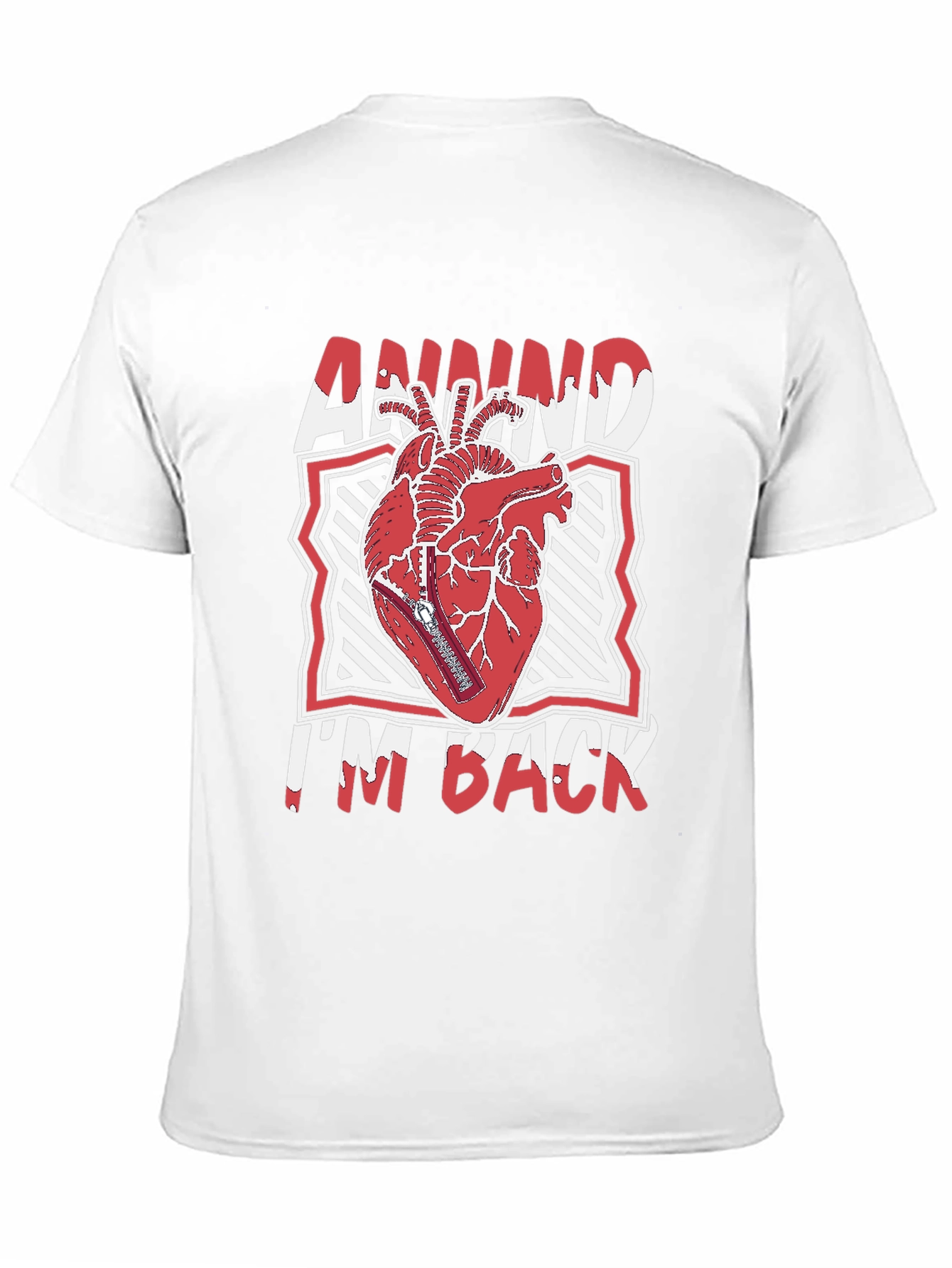 Annnnd Im Back Heart Graphic Tee