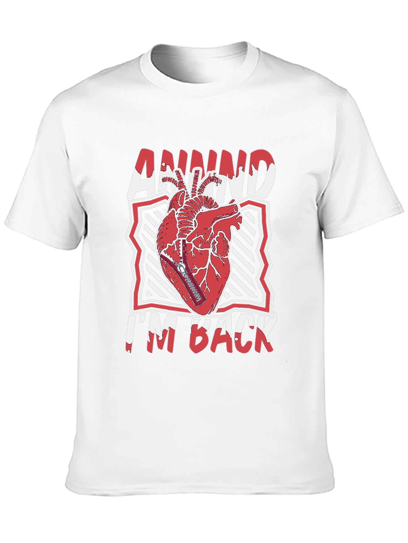 Annnnd Im Back Heart Graphic Tee