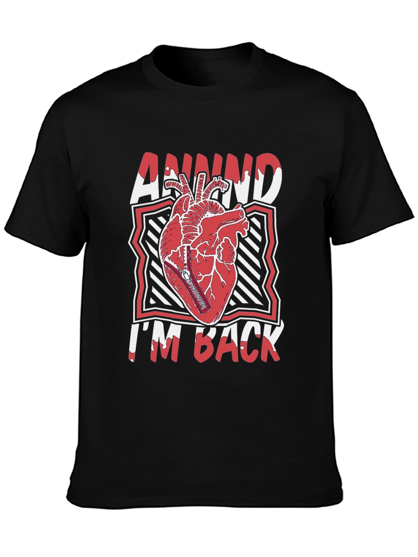 Annnnd Im Back Heart Graphic Tee