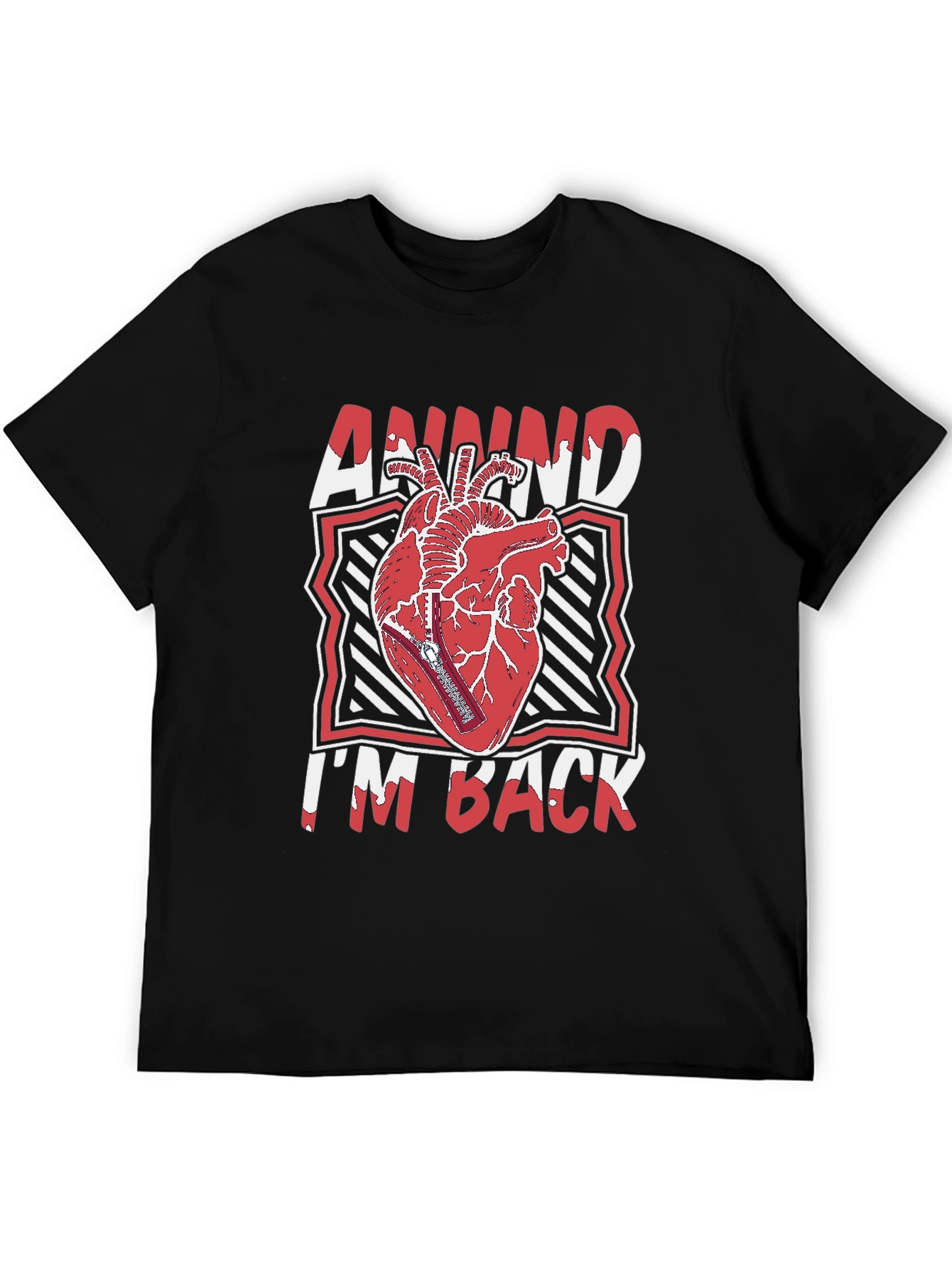Annnnd Im Back Heart Graphic Tee