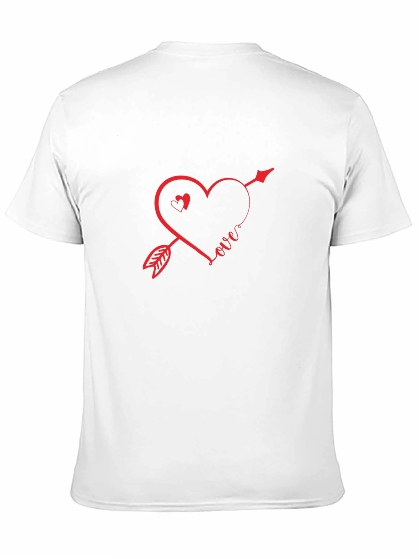 Love Arrow Graphic Tee - Stylish Black T-Shirt