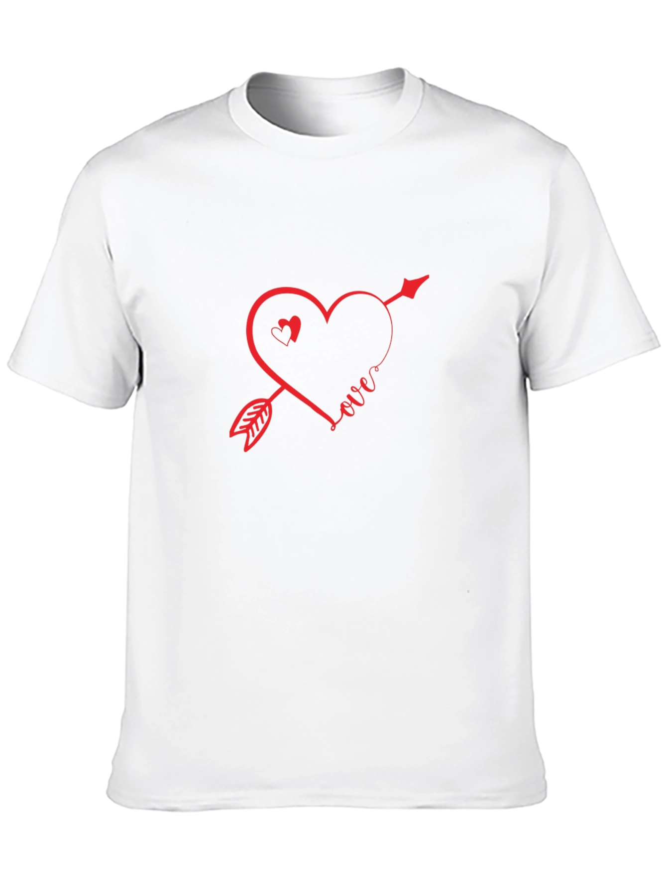 Love Arrow Graphic Tee - Stylish Black T-Shirt