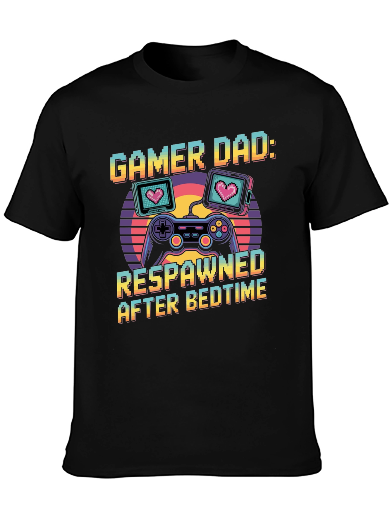 Gamer Dad: Respawned After Bedtime T-Shirt