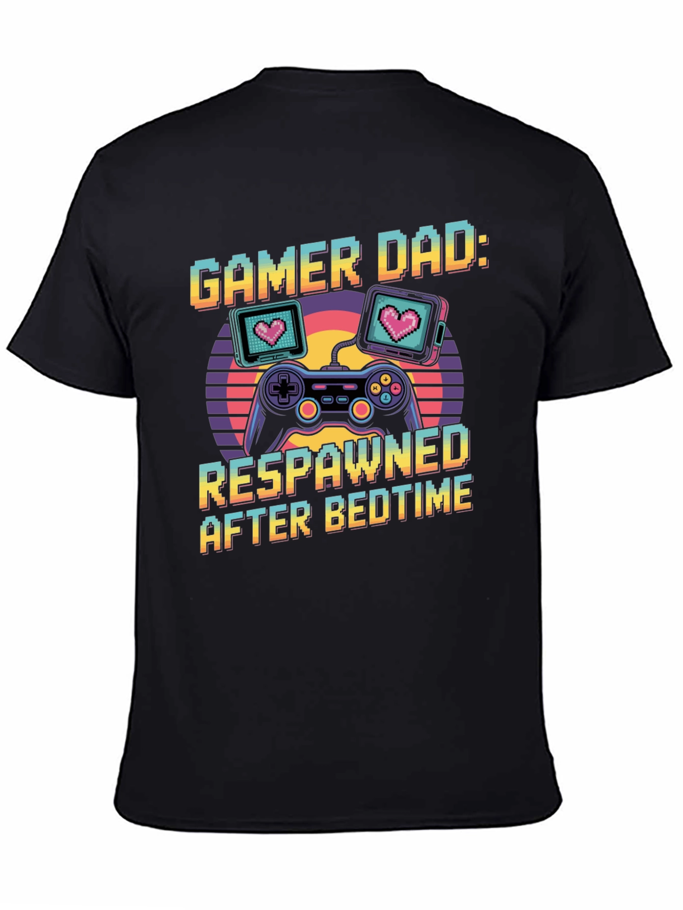 Gamer Dad: Respawned After Bedtime T-Shirt