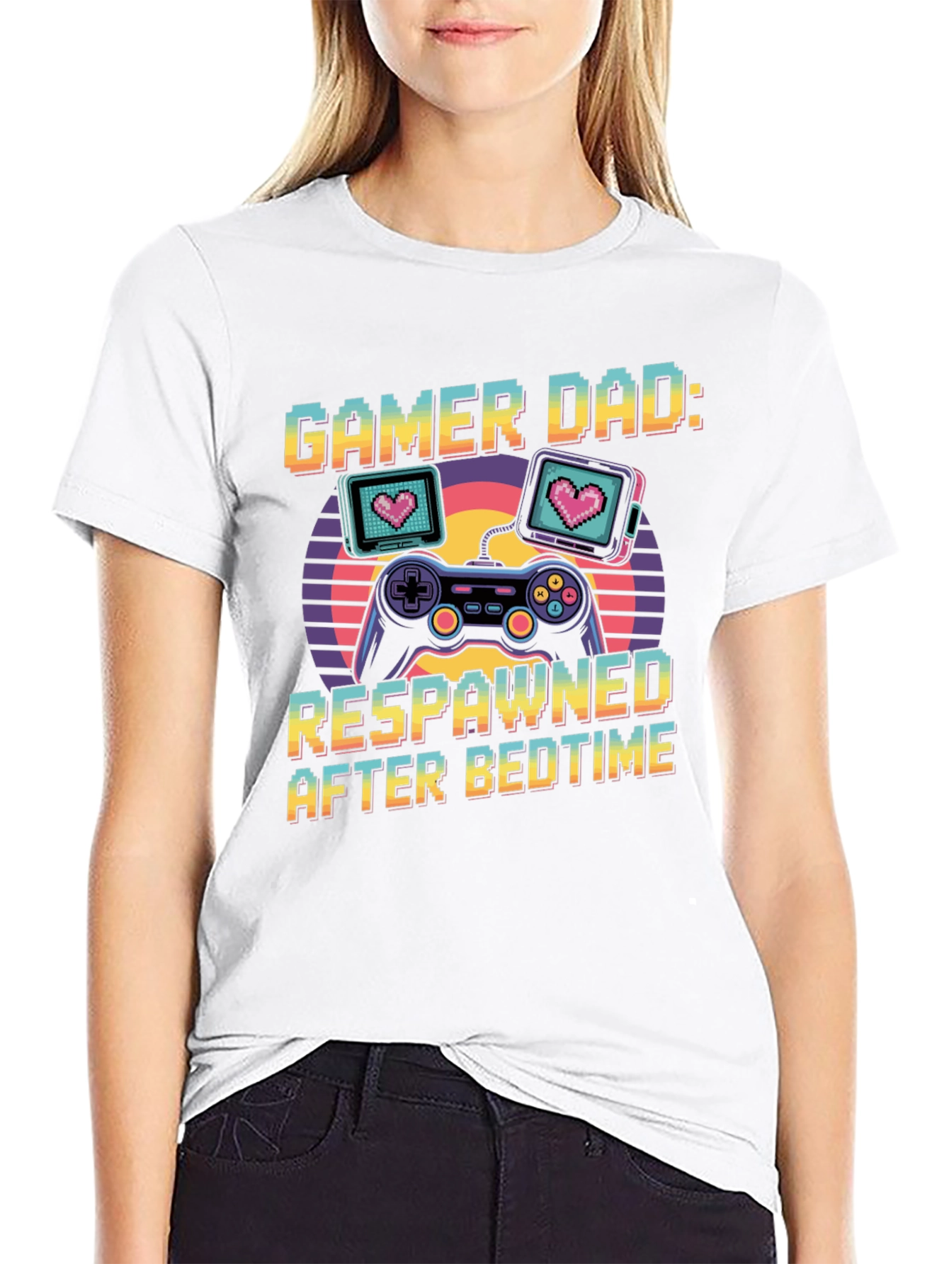 Gamer Dad: Respawned After Bedtime T-Shirt