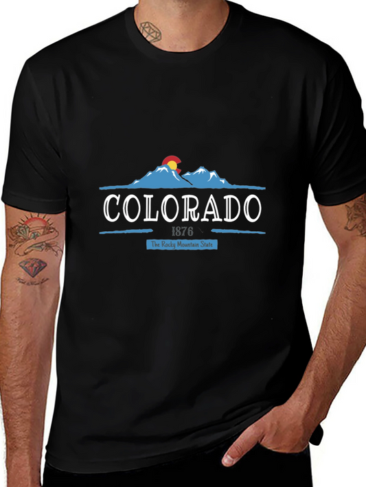Colorado Rocky Mountain State Graphic T-Shirt