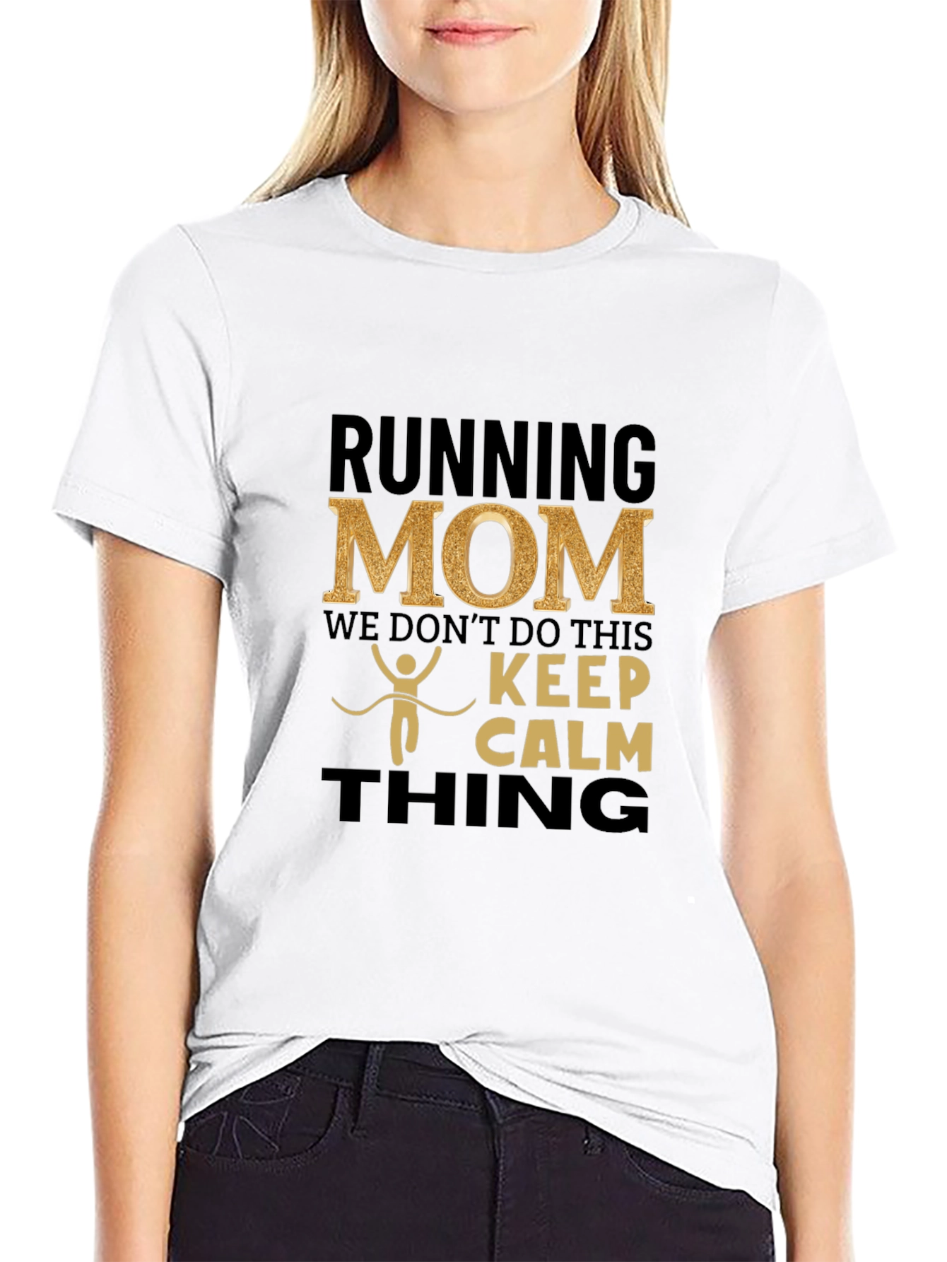 Running Mom Graphic T-Shirt