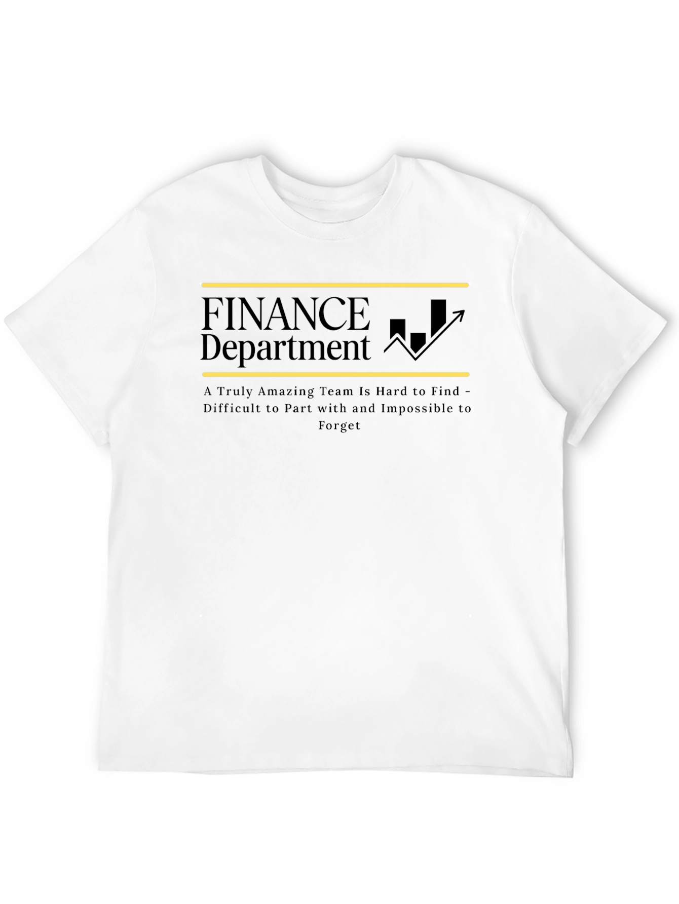 Finance Department Team Appreciation Black T-Shirt