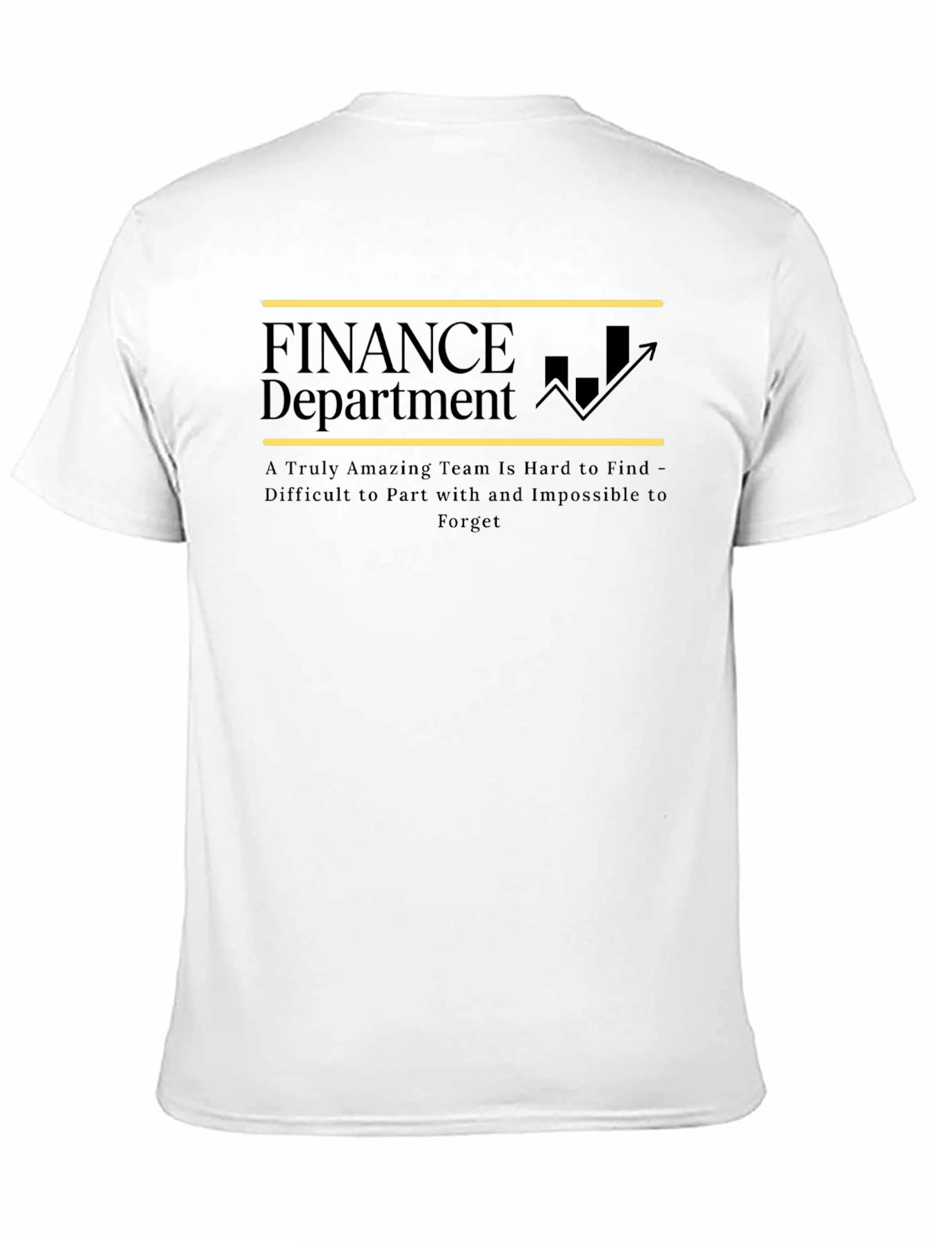 Finance Department Team Appreciation Black T-Shirt