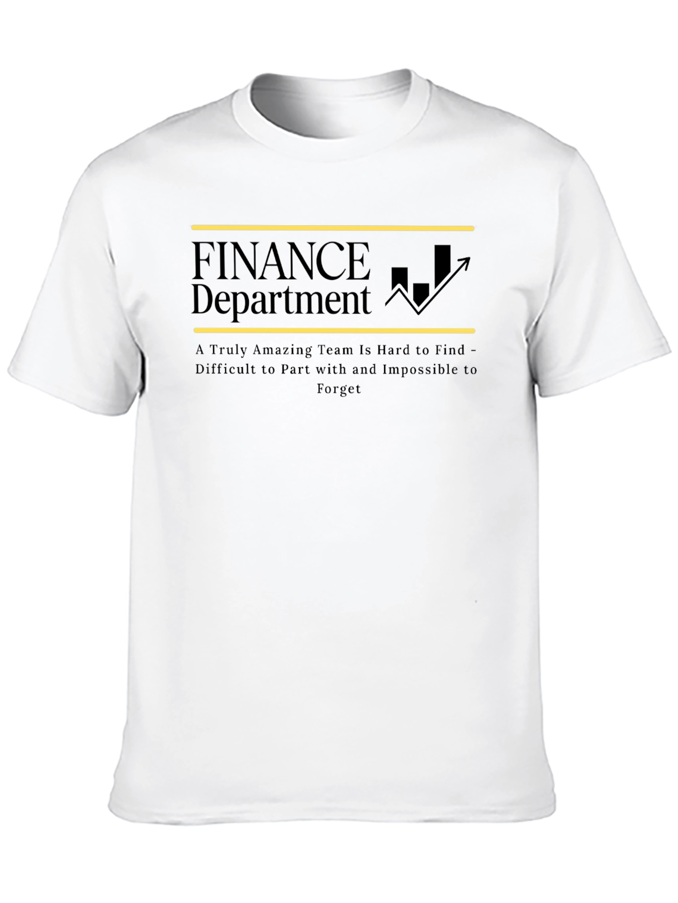 Finance Department Team Appreciation Black T-Shirt