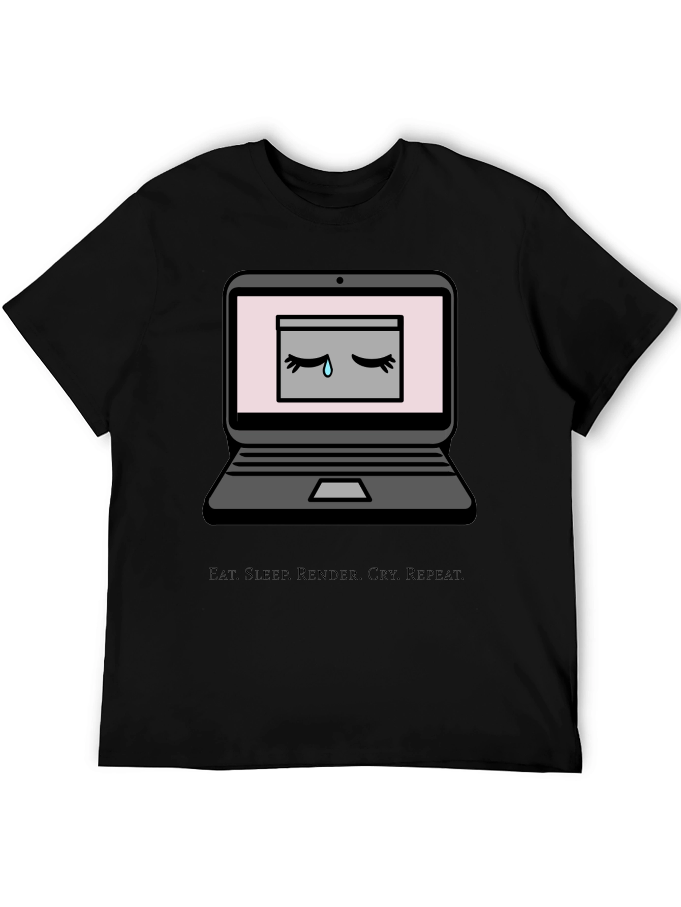 Eat Sleep Render Cry Repeat T-Shirt