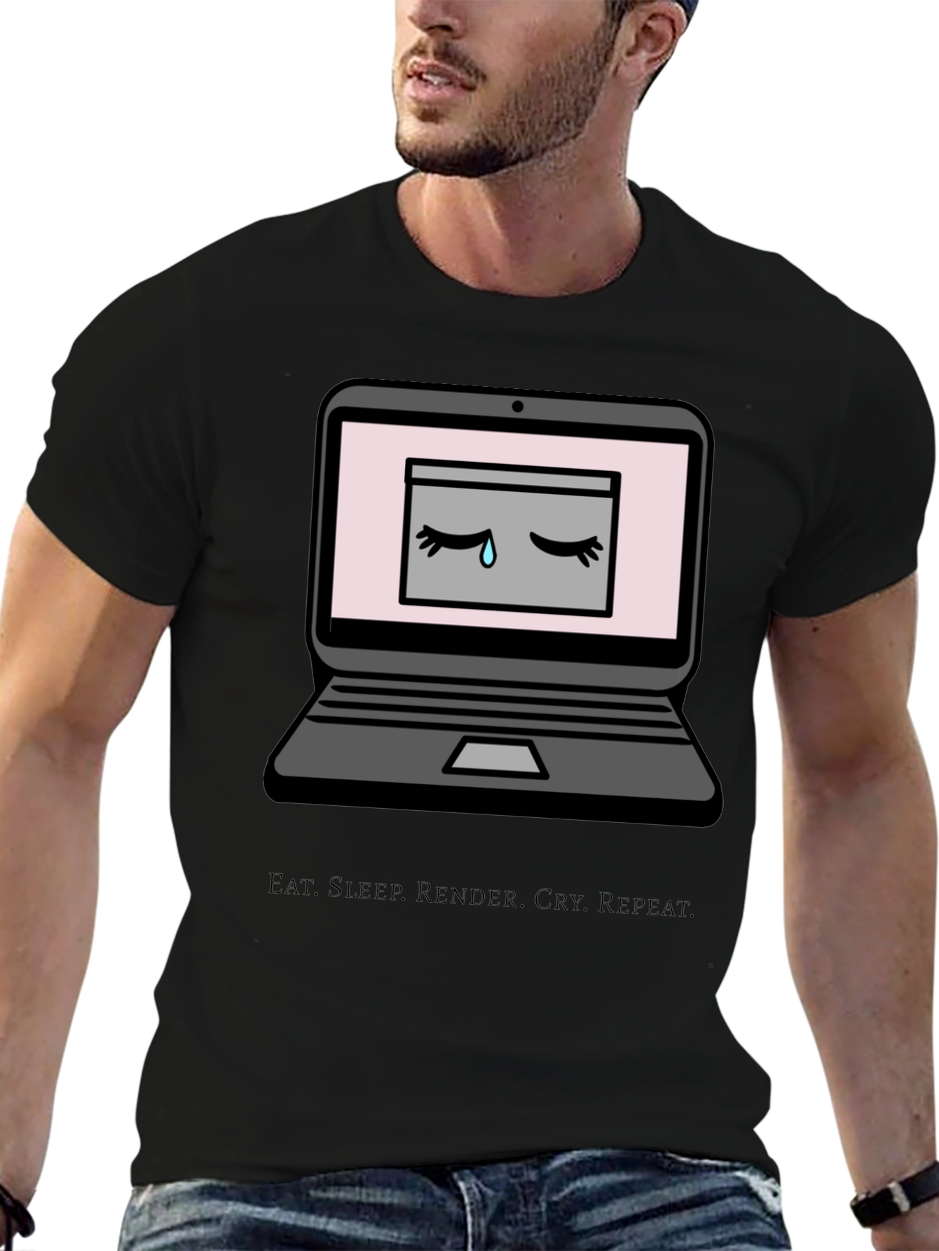 Eat Sleep Render Cry Repeat T-Shirt