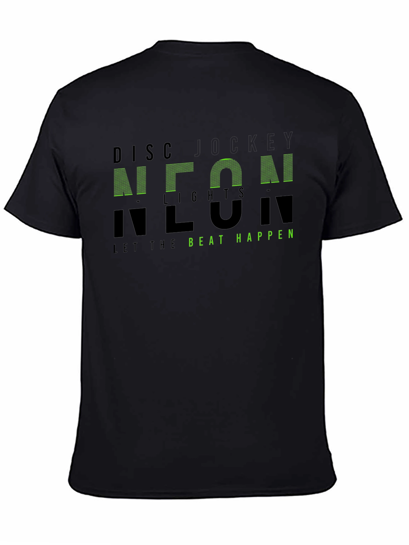 Neon Lights Graphic T-Shirt - Let the Beat Happen