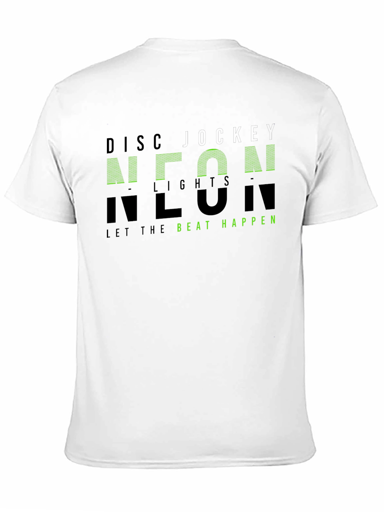 Neon Lights Graphic T-Shirt - Let the Beat Happen