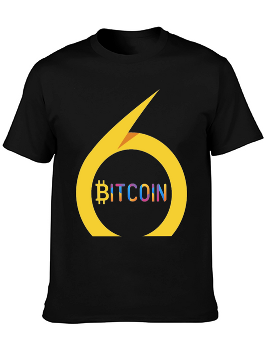 Bitcoin Logo Black T-Shirt - Crypto Enthusiast Apparel
