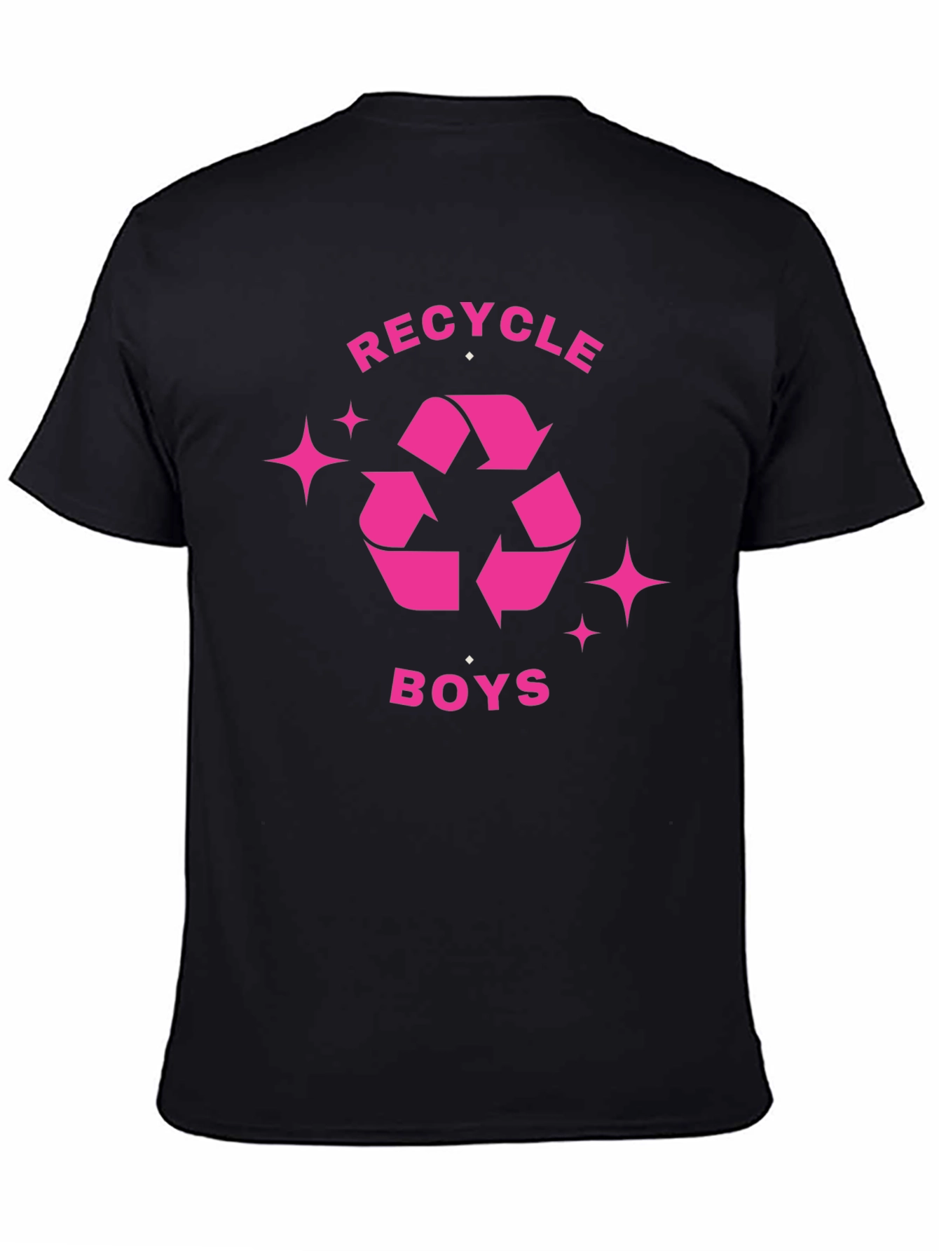 Recycle Boys Black Graphic Tee
