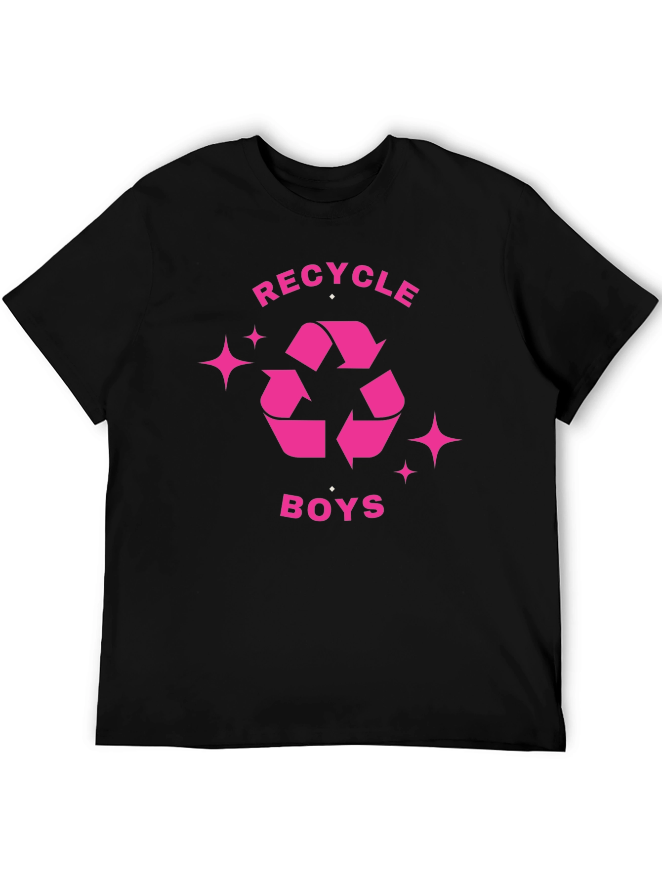 Recycle Boys Black Graphic Tee