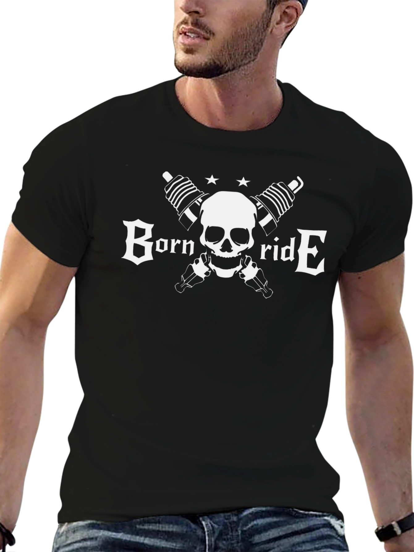 Born to Ride Skull T-Shirt
