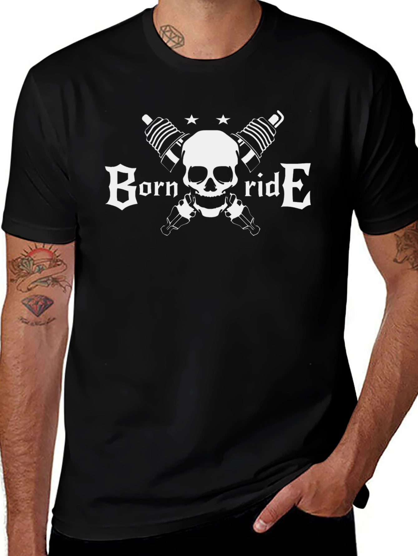 Born to Ride Skull T-Shirt
