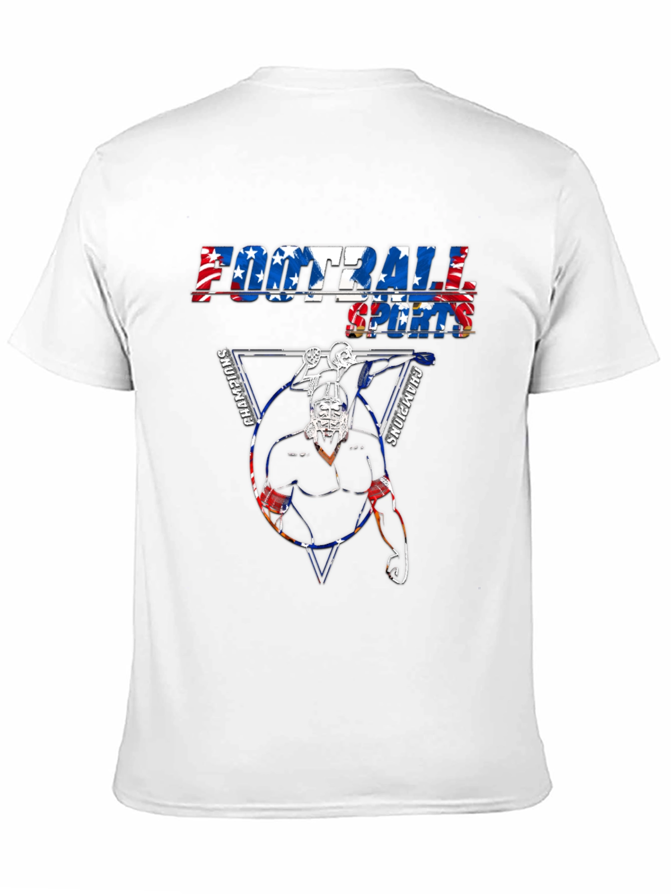 Football Sports Champions Graphic T-Shirt