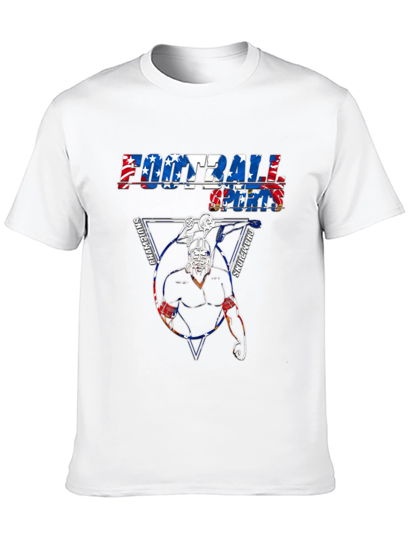 Football Sports Champions Graphic T-Shirt
