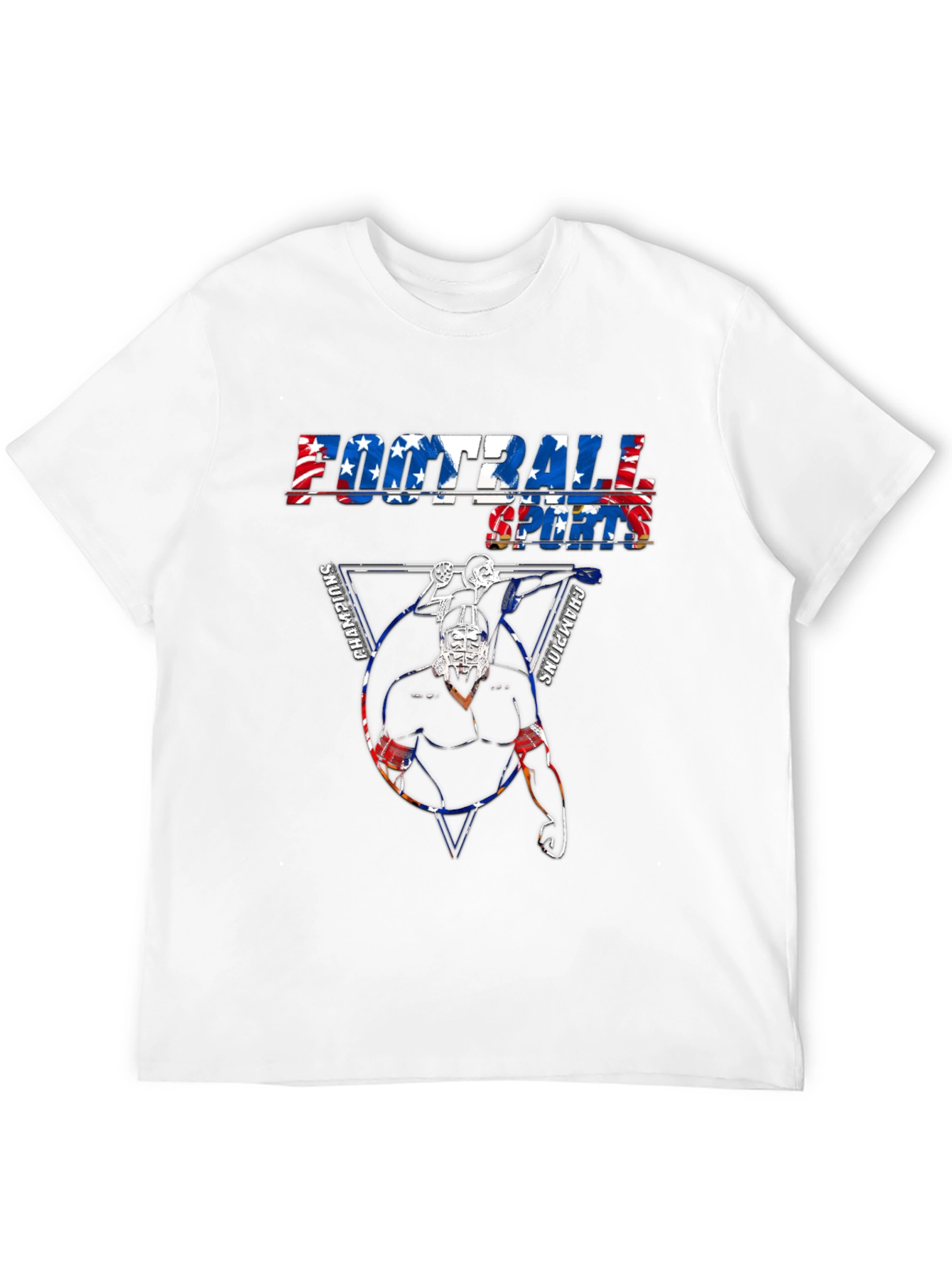Football Sports Champions Graphic T-Shirt
