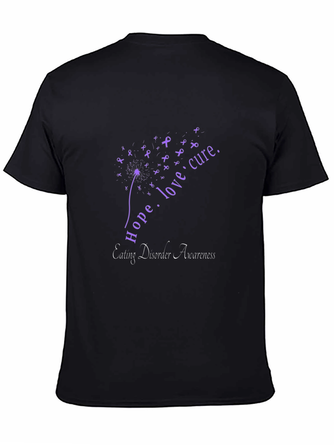 Eating Disorder Awareness T-Shirt Hope Love Cure