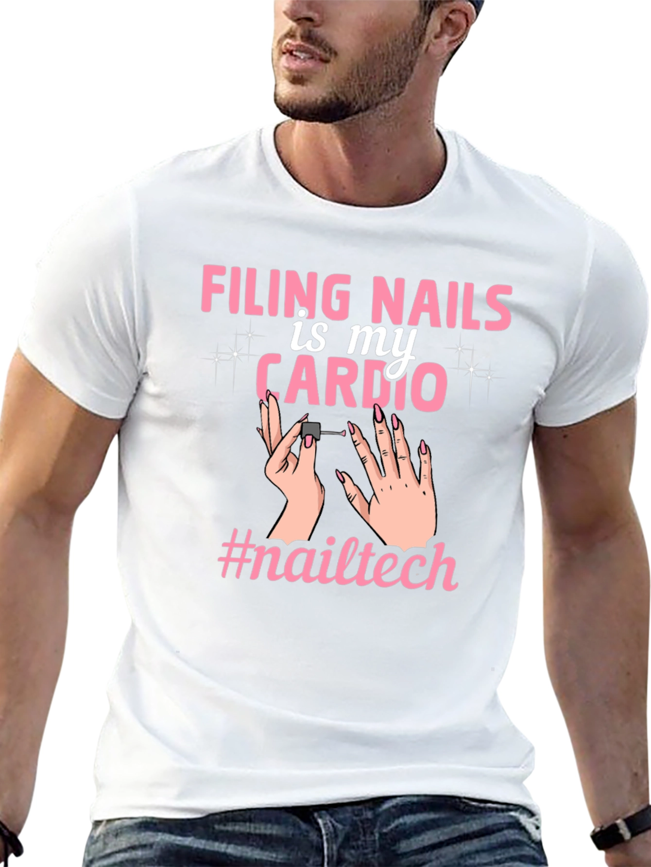 Filing Nails Is My Cardio Tee