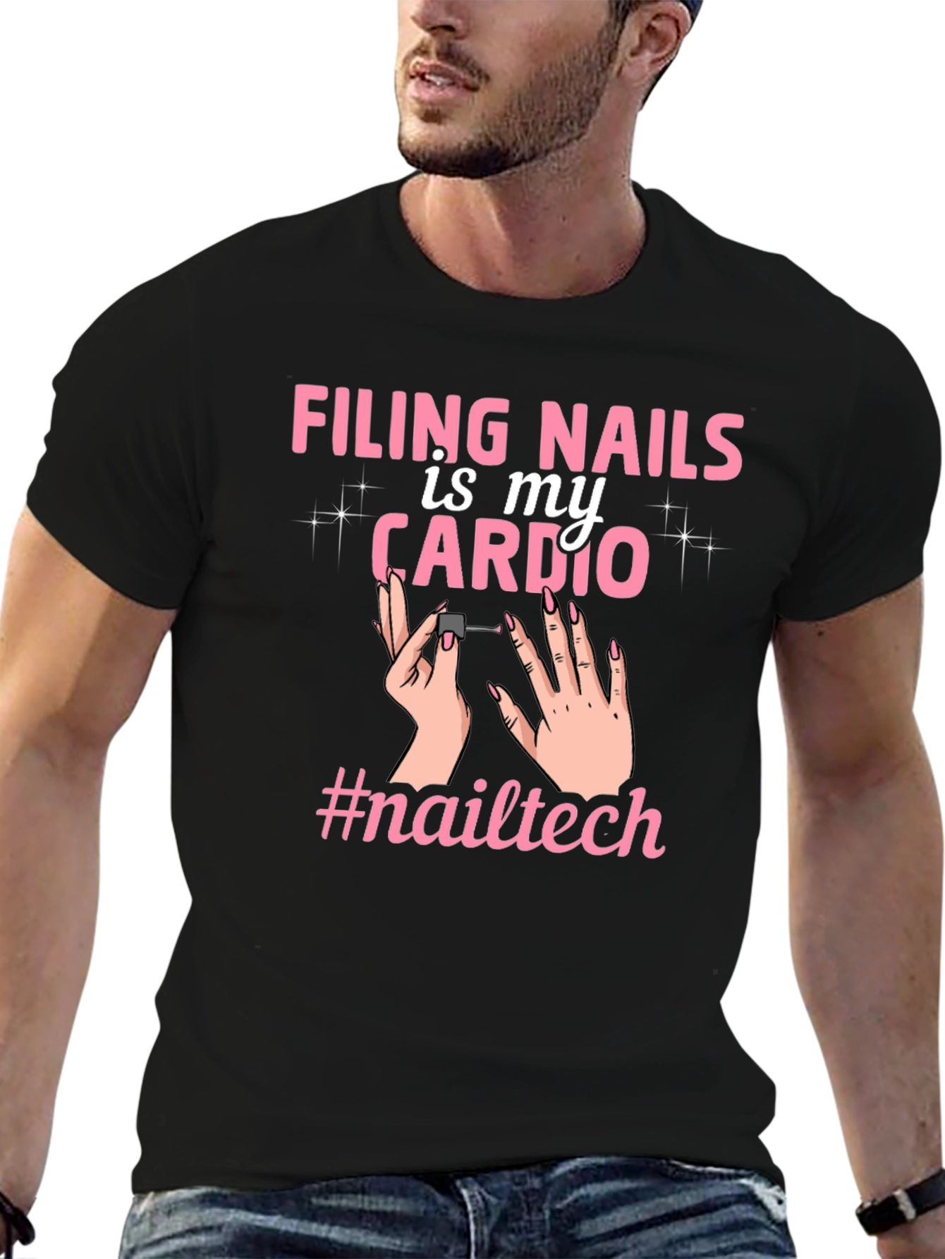 Filing Nails Is My Cardio Tee