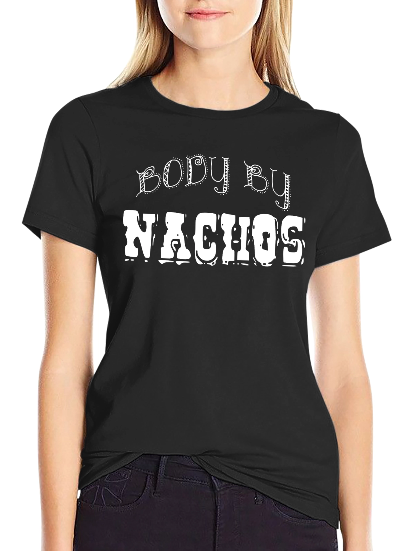 Body By Nachos Graphic Tee - Black