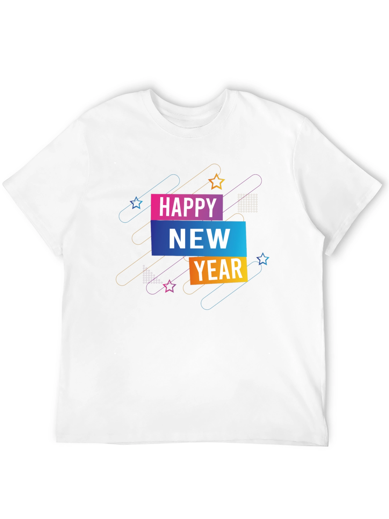 Happy New Year Graphic Tee - Stylish Celebration Shirt