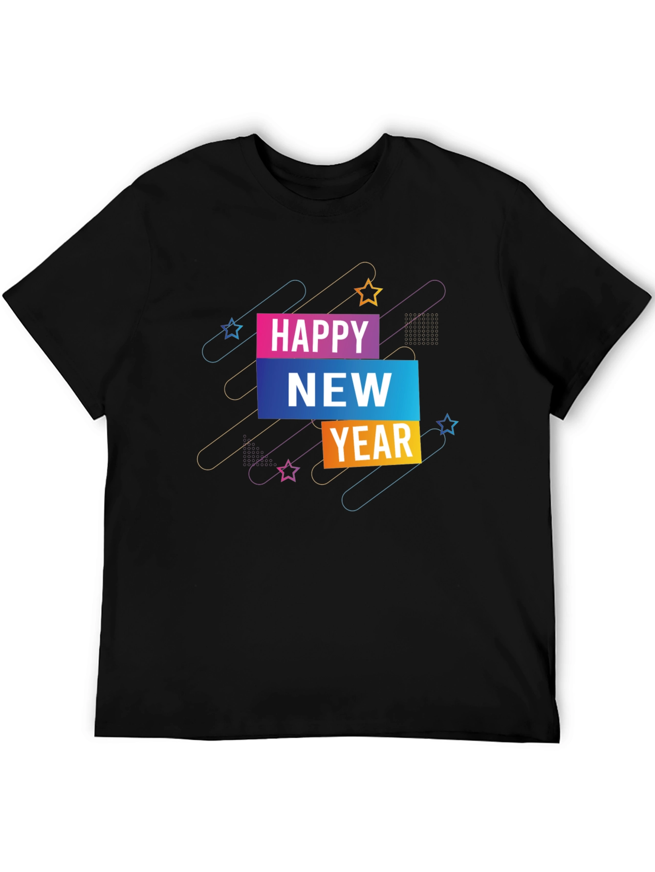 Happy New Year Graphic Tee - Stylish Celebration Shirt