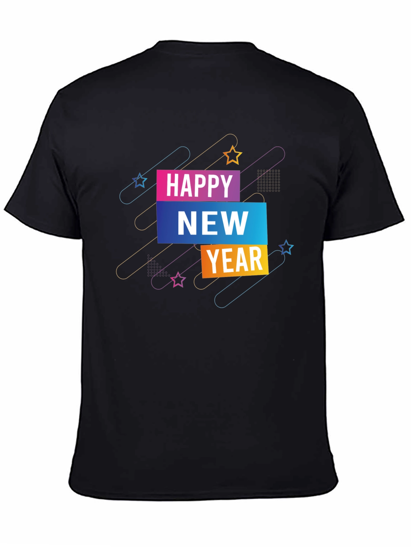 Happy New Year Graphic Tee - Stylish Celebration Shirt