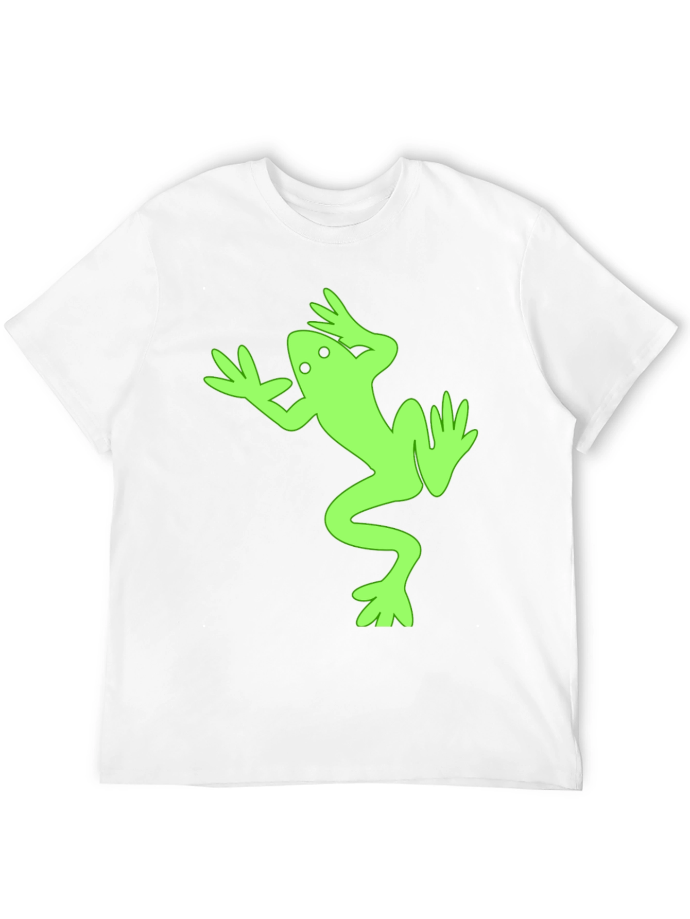 Frog Graphic Tee - Black Cotton Casual Top