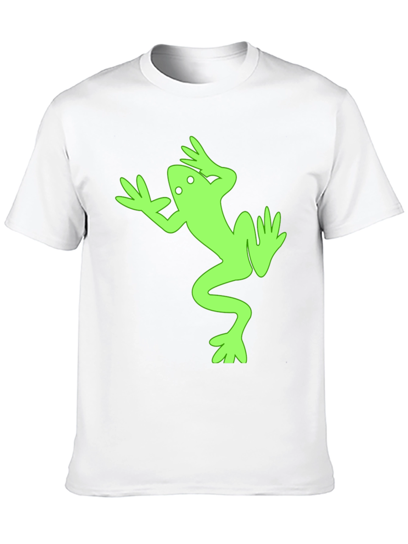 Frog Graphic Tee - Black Cotton Casual Top