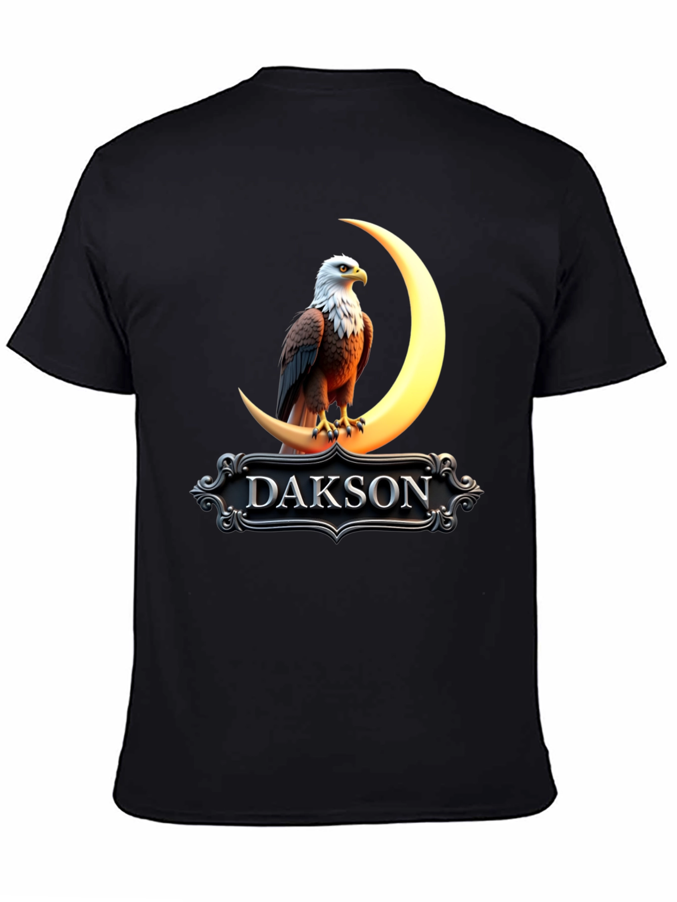 Dakson Eagle Moon Graphic T-Shirt