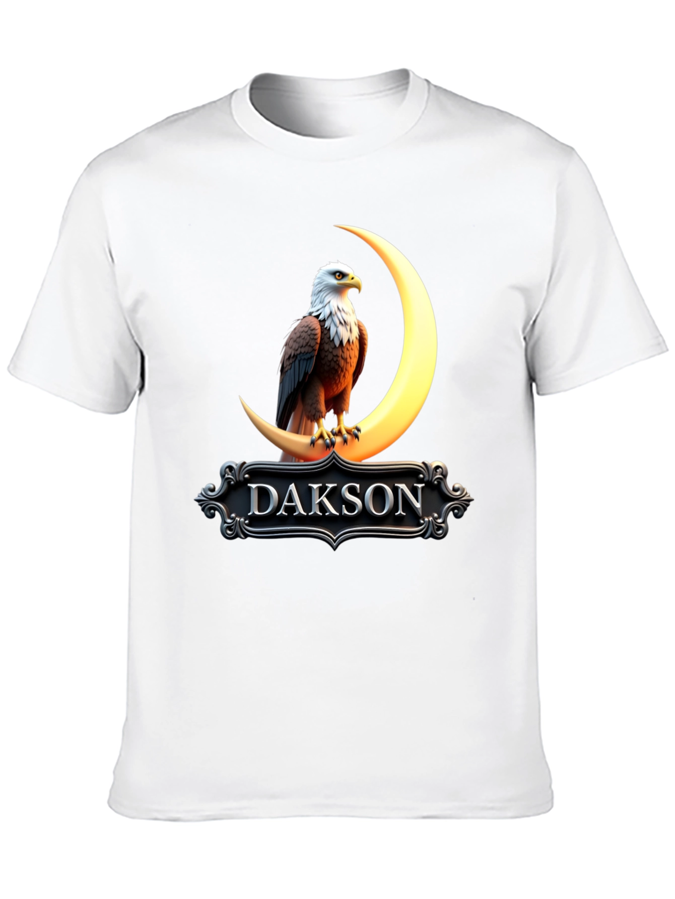 Dakson Eagle Moon Graphic T-Shirt