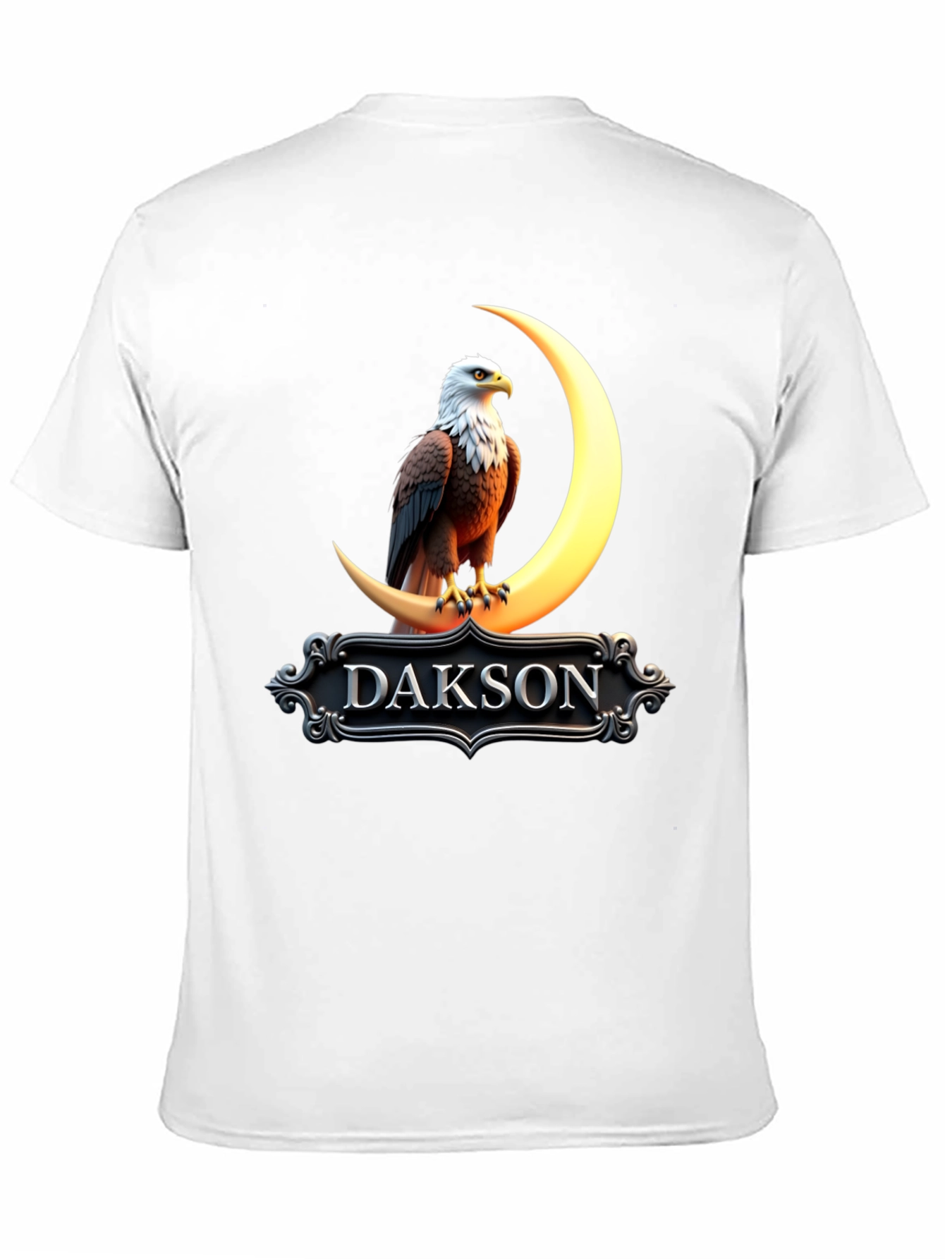 Dakson Eagle Moon Graphic T-Shirt