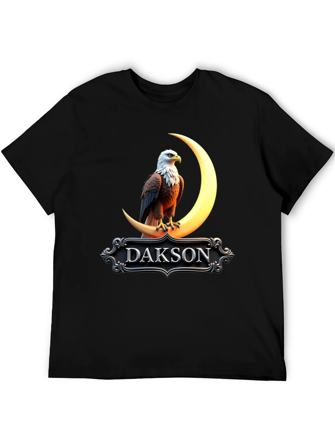 Dakson Eagle Moon Graphic T-Shirt