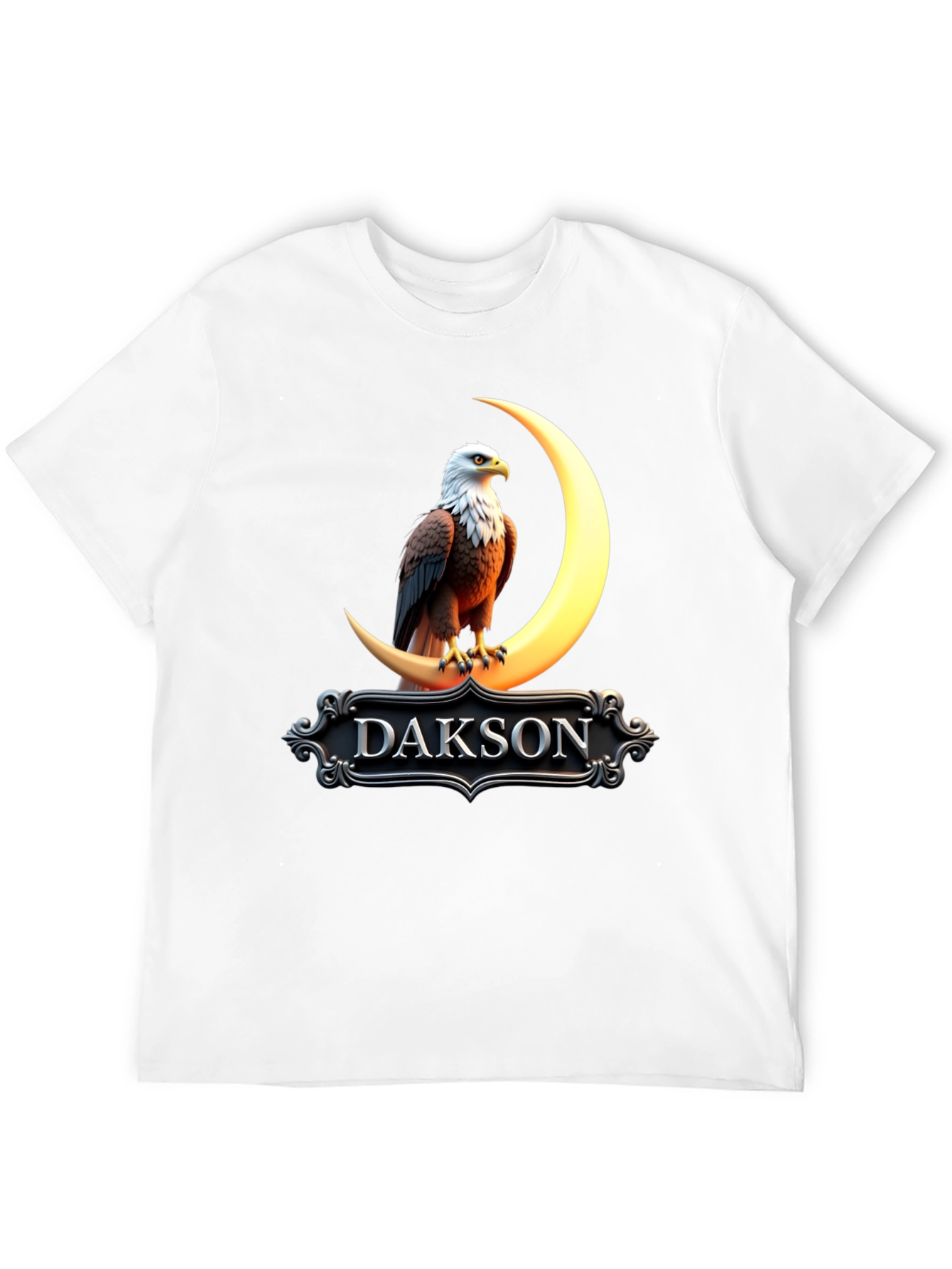 Dakson Eagle Moon Graphic T-Shirt
