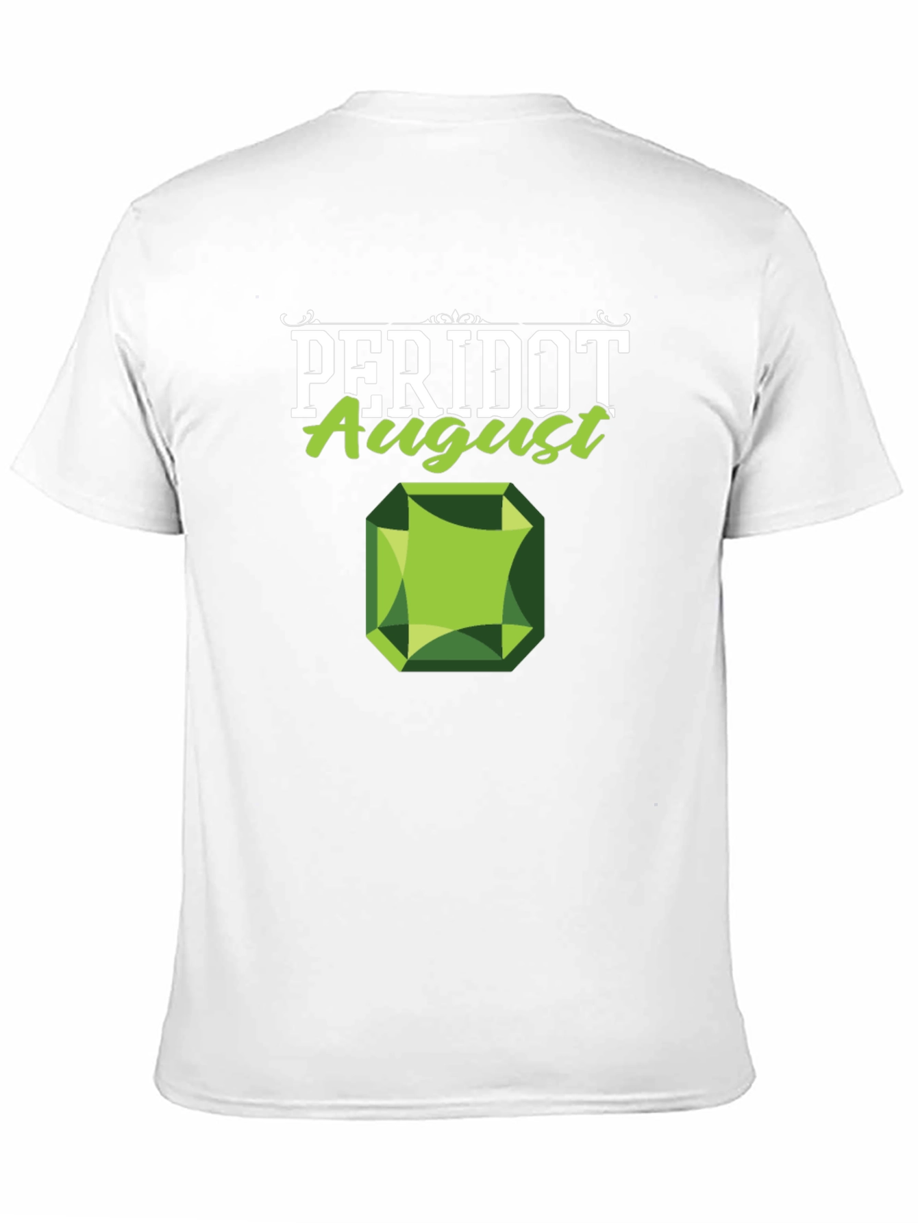 Peridot August Birthstone Graphic T-Shirt