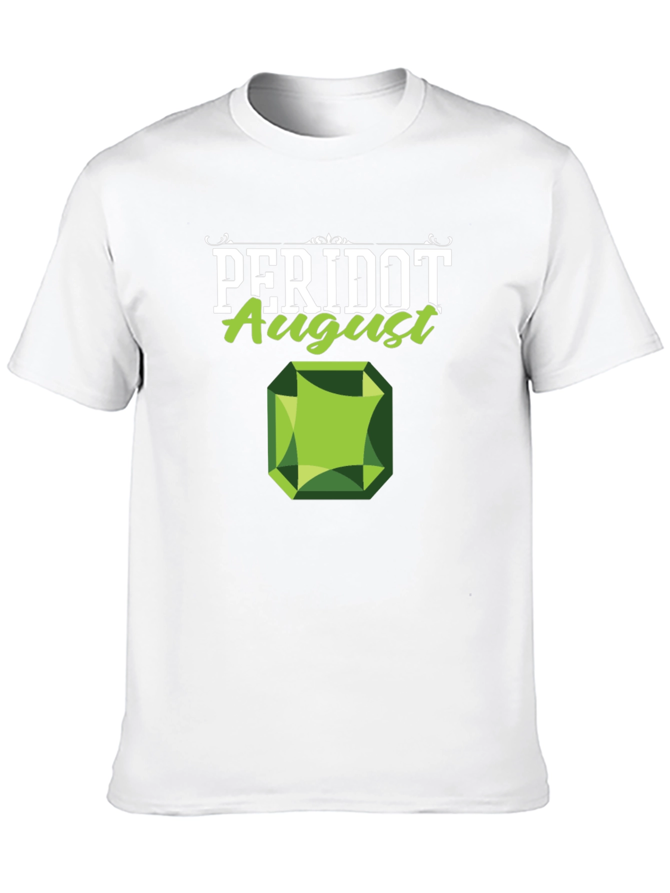 Peridot August Birthstone Graphic T-Shirt