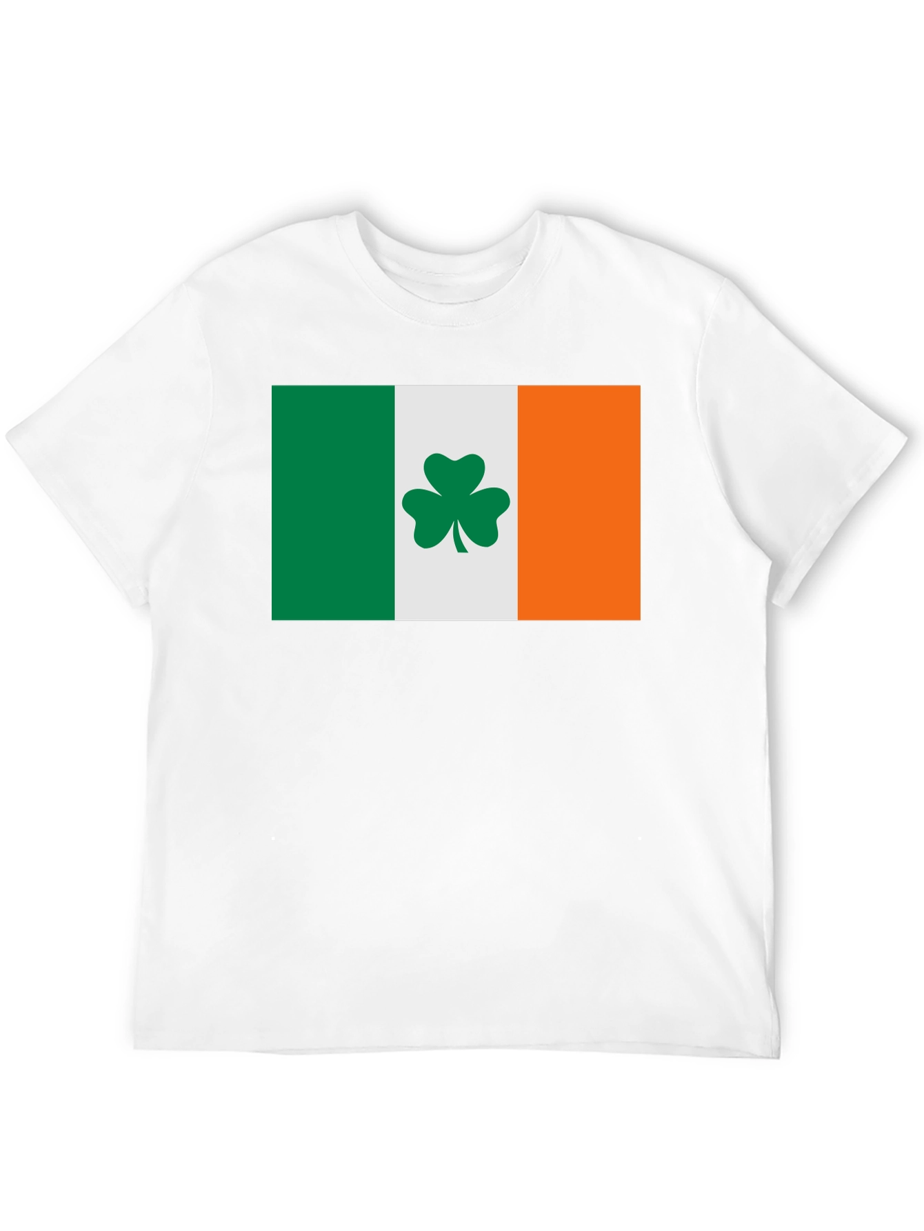 Irish Flag Shamrock T-Shirt - St. Patricks Day Tee